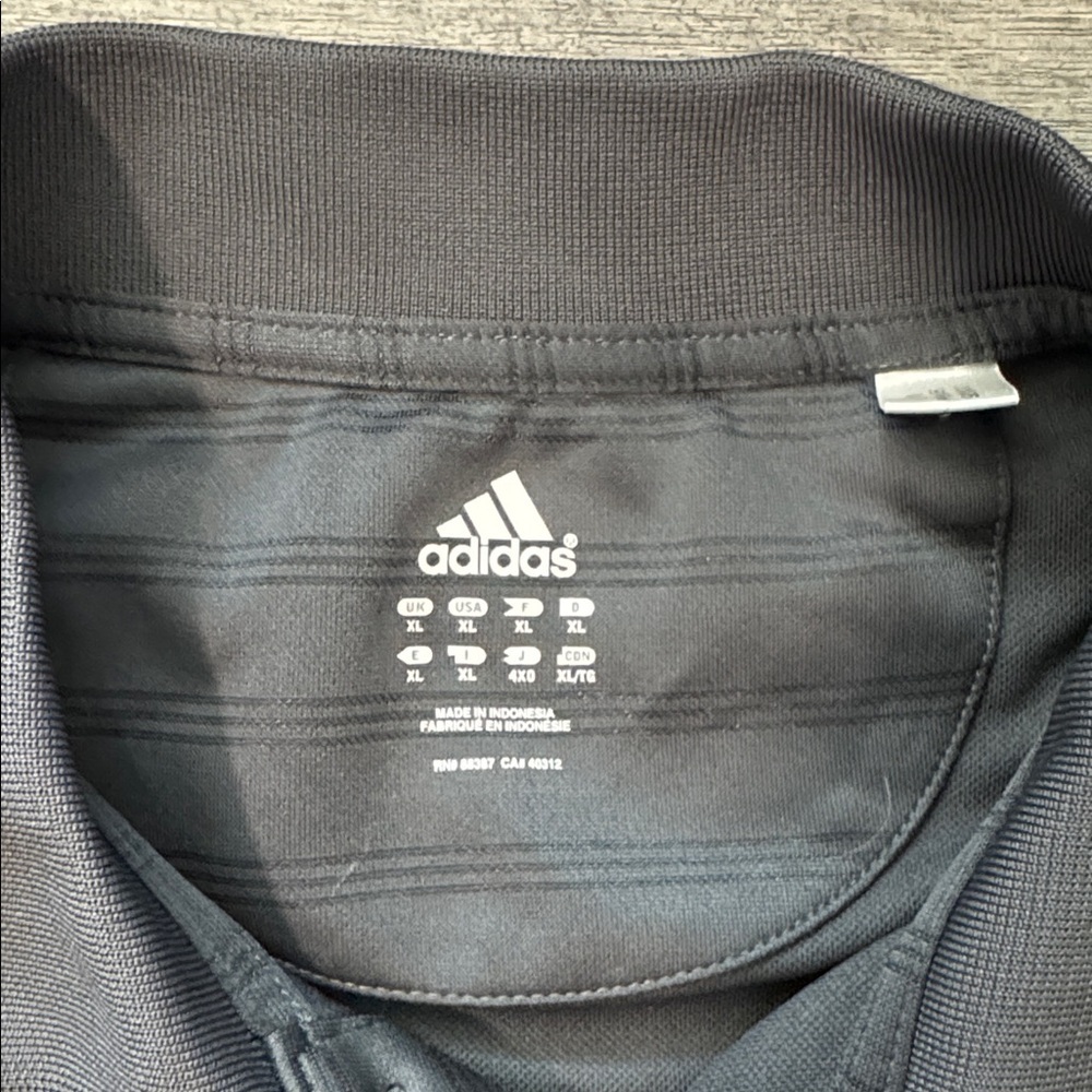 Men’s Adidas Gray Golf Polo Shirt   Size XL Athletic - Picture 4 of 7